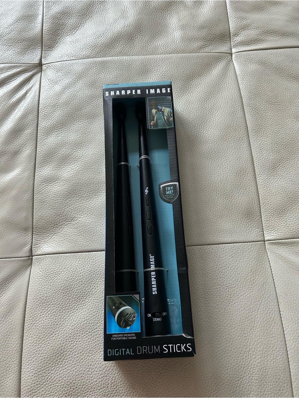 Sharper Image Black Digital Drum Sticks